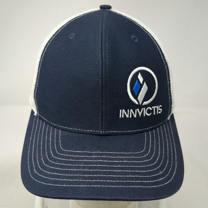 Richardson Trucker Hat Blue White One Size Innvictis Simplot Solutions Snapback