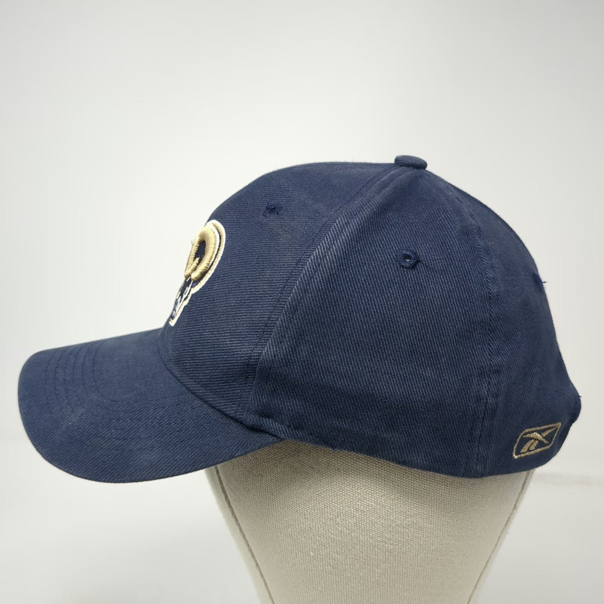 Los Angeles Rams NFL Reebok Cap Blue One Size Gold Strapback Embroidered Hat