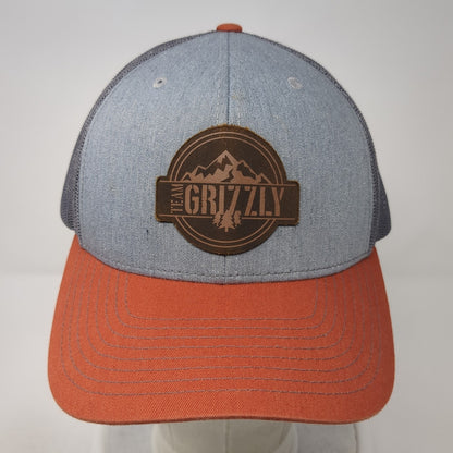 Team Grizzly Trucker Hat Multicolor One Size Adjustable Mesh Back Richardson