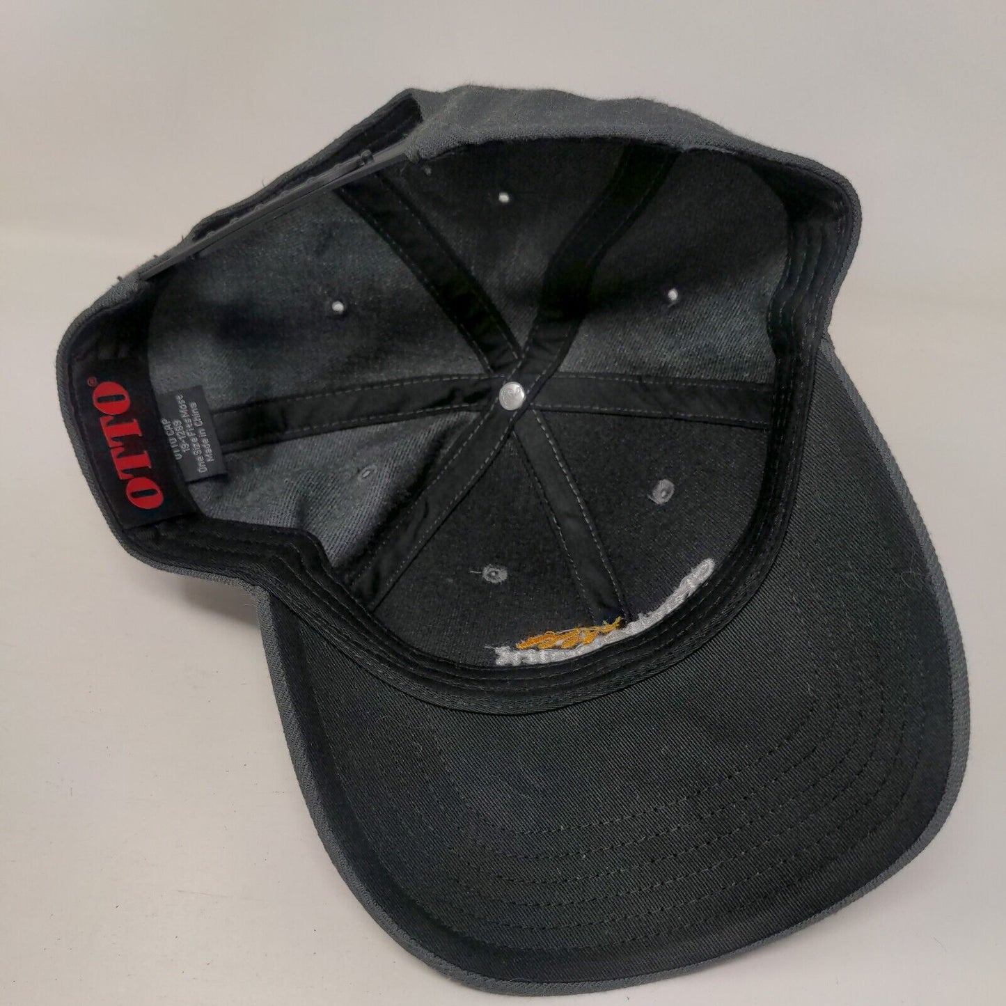 Cradlepoint Snapback Hat Gray OSFM Adjustable Vented Holes 6 Panel Otto