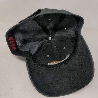 Cradlepoint Snapback Hat Gray OSFM Adjustable Vented Holes 6 Panel Otto