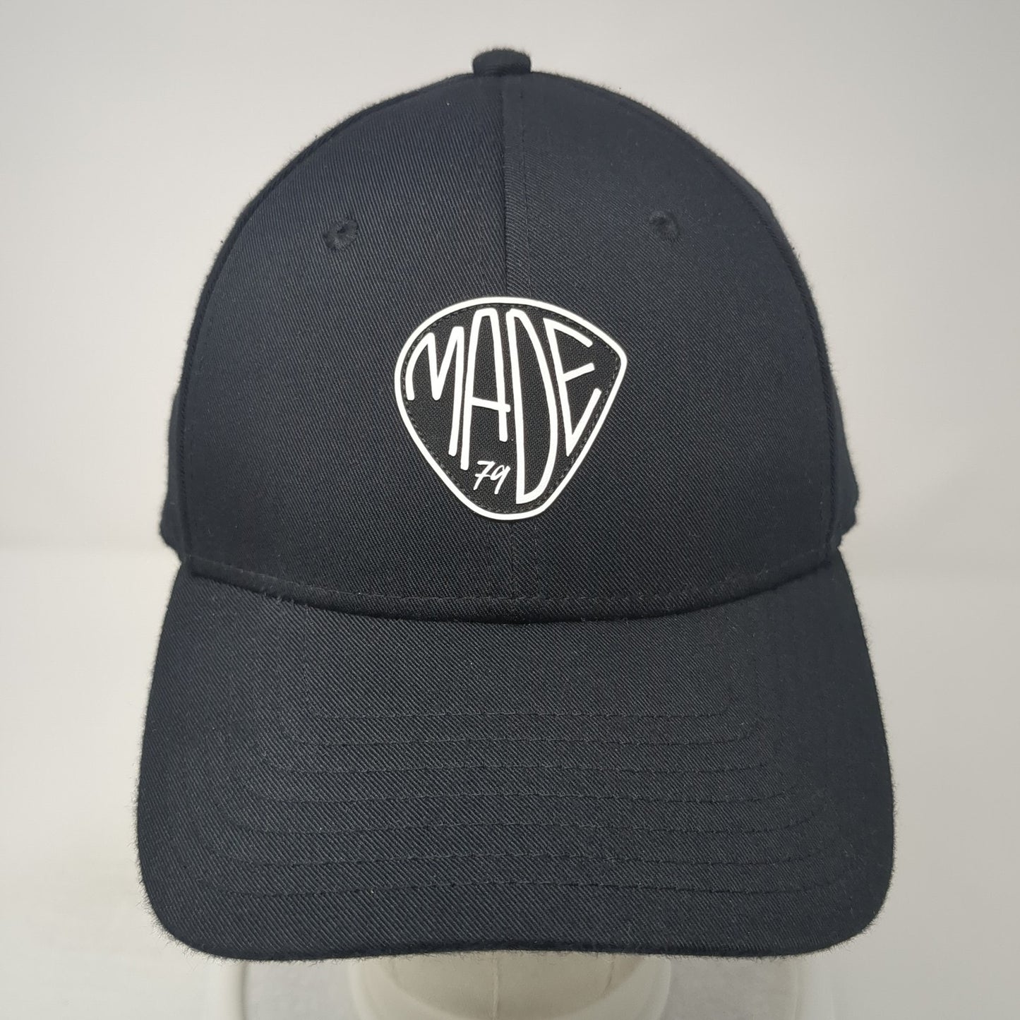 Made 79 Snapback Hat Black One Size Adjustable Vent Holes TaylorMade