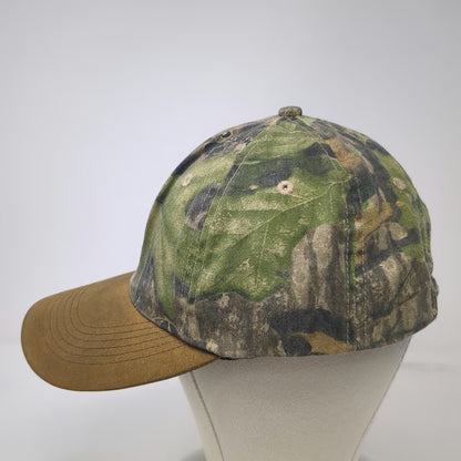 Browning Baseball Cap Green Brown One Size Mossy Oak Camo Buckmark Logo Hat