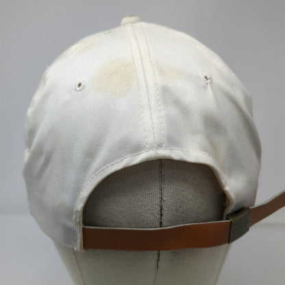 YoungAn Hat 5 Panel White One Size PVI Water Heaters Boilers Rope Leather Strap