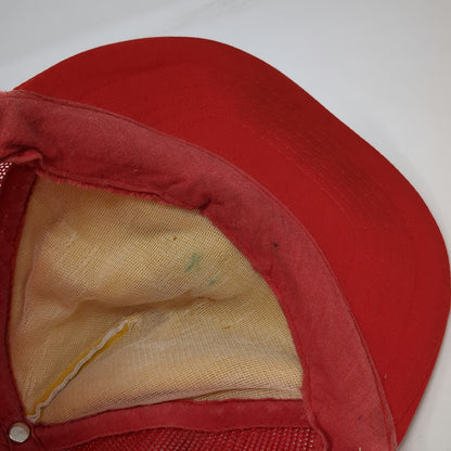 Trucker Hat Red One Size Oktoberfest München Bavaria Lions Graphic Mesh Snapback