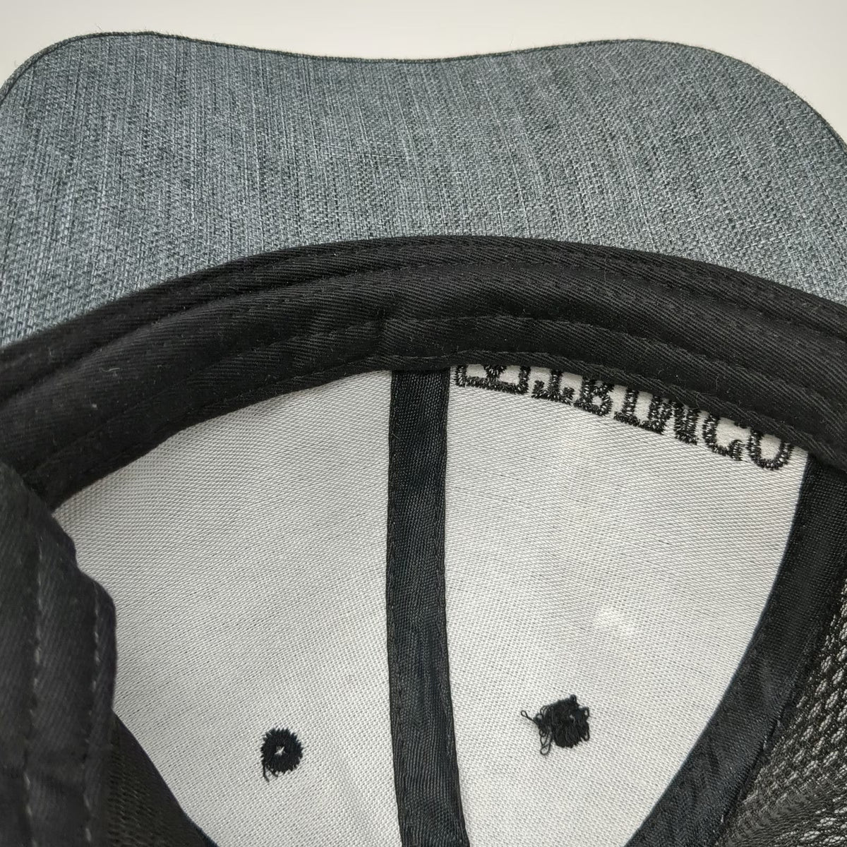 360 Apparel Baseball Cap Gray One Size Mesh Back Snapback Trimco Millwork Hat