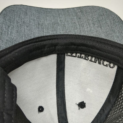 360 Apparel Baseball Cap Gray One Size Mesh Back Snapback Trimco Millwork Hat