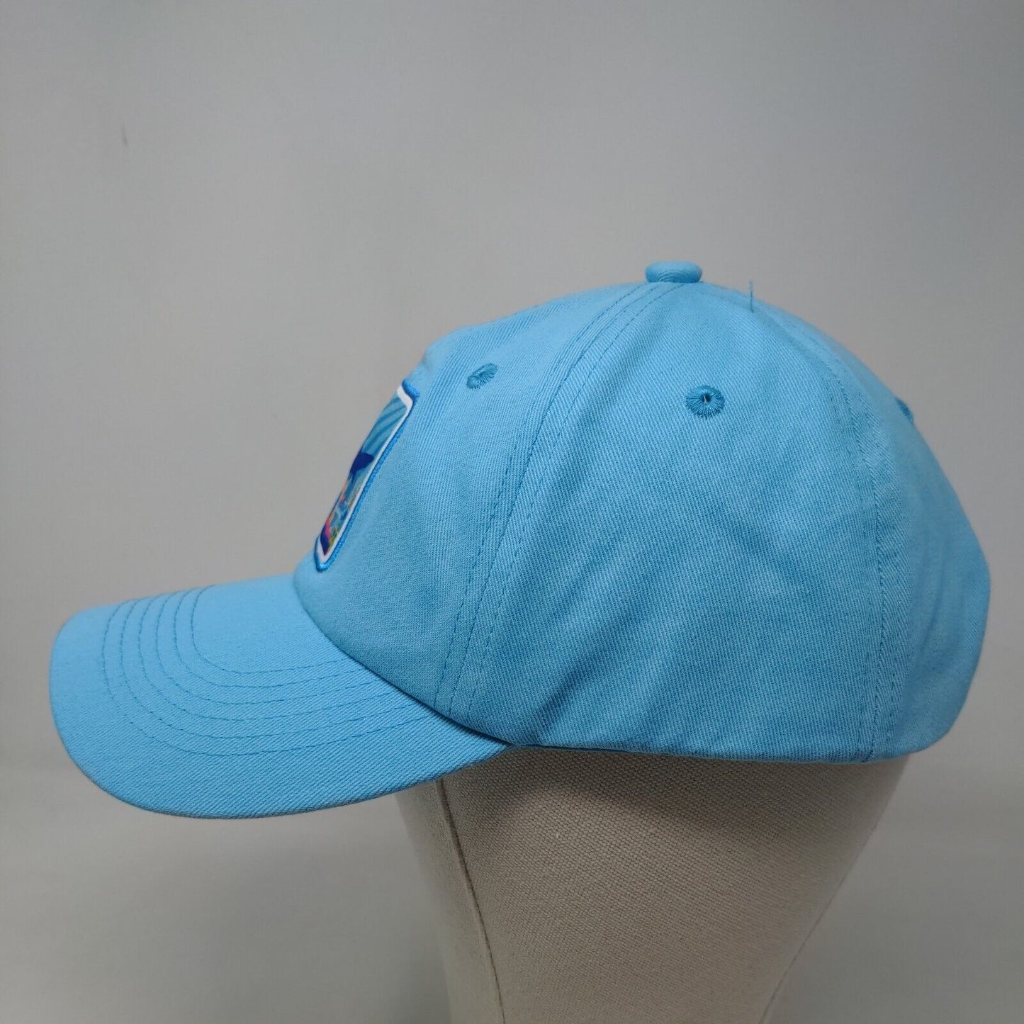 A&F Men's Strapback Hat Blue 100% Cotton Embroidered Shark Logo