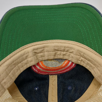 Legacy Trucker Hat Blue One Size Redfish Lake Lodge Rainbow Mesh Snapback