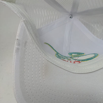 Sur Club Snapback Mesh Back Trucker Hat White OSFA Solid Embroidered