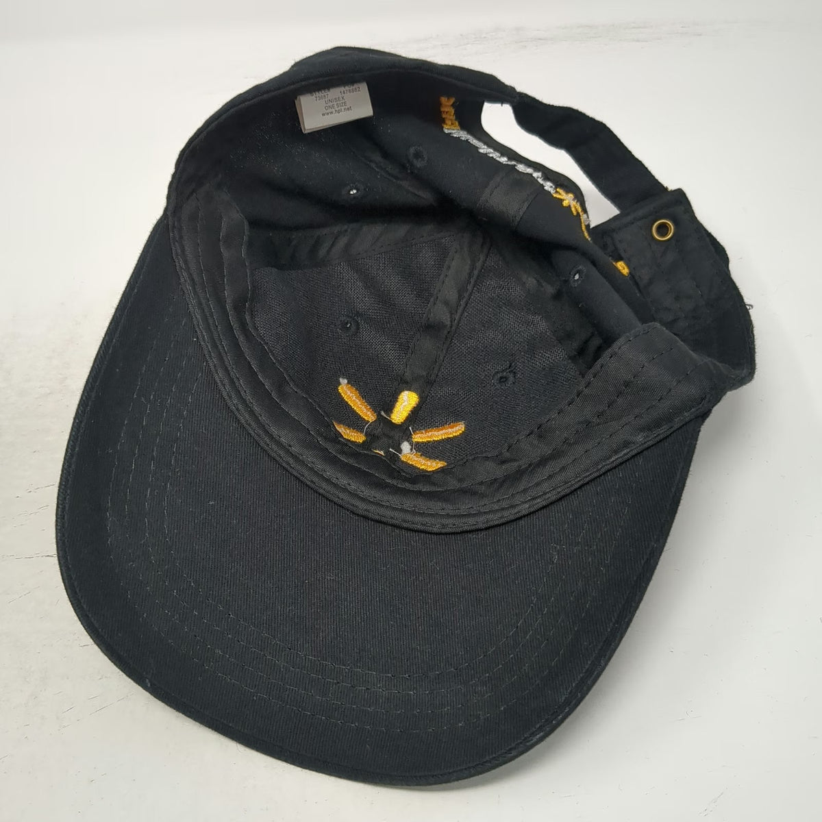 HPI Baseball Cap Black OSFM Proud Walmart Associate Embroidered Slideback Hat
