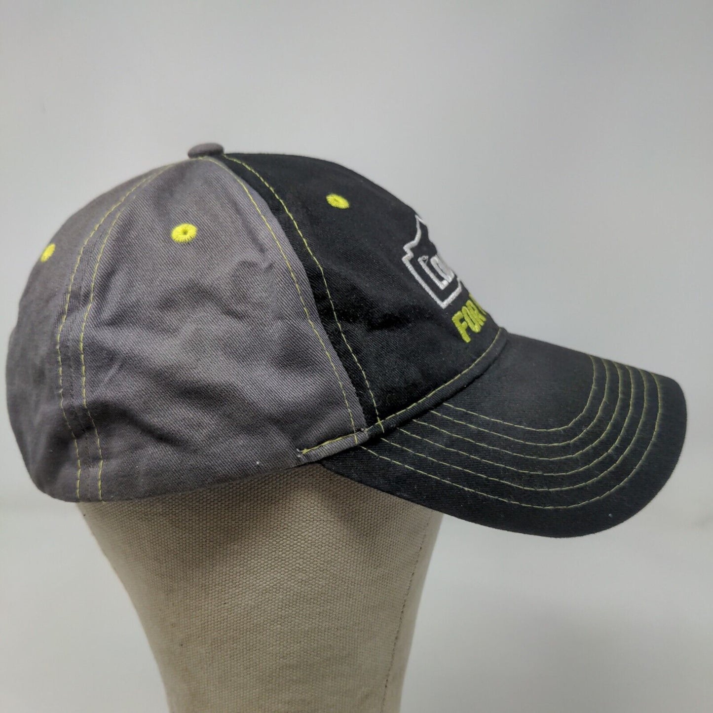 Lowe's For Pros Men's Strapback Hat Gray Black Embroidered Logo