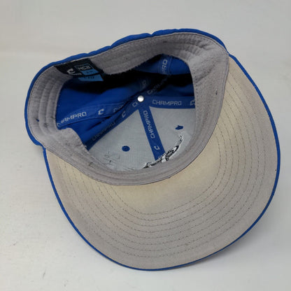 Champro C Fitted Hat Blue S-M Embroidered Orlando Baseball Academy Logo