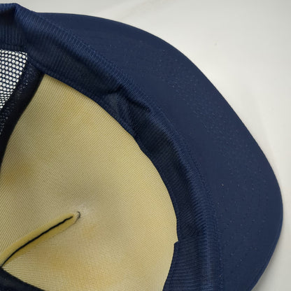 Holden Commodore Lion Patch Trucker Hat Blue Snapback Mesh Foam Vintage