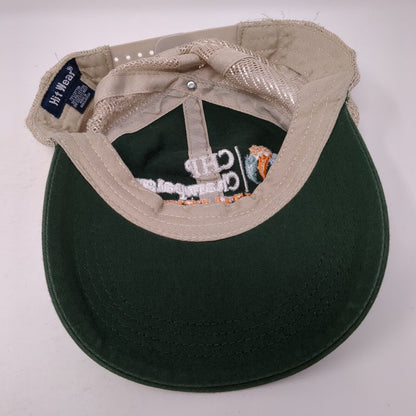 CHP Champaign Health Center Snapback Trucker Hat Green One Size Mesh Back