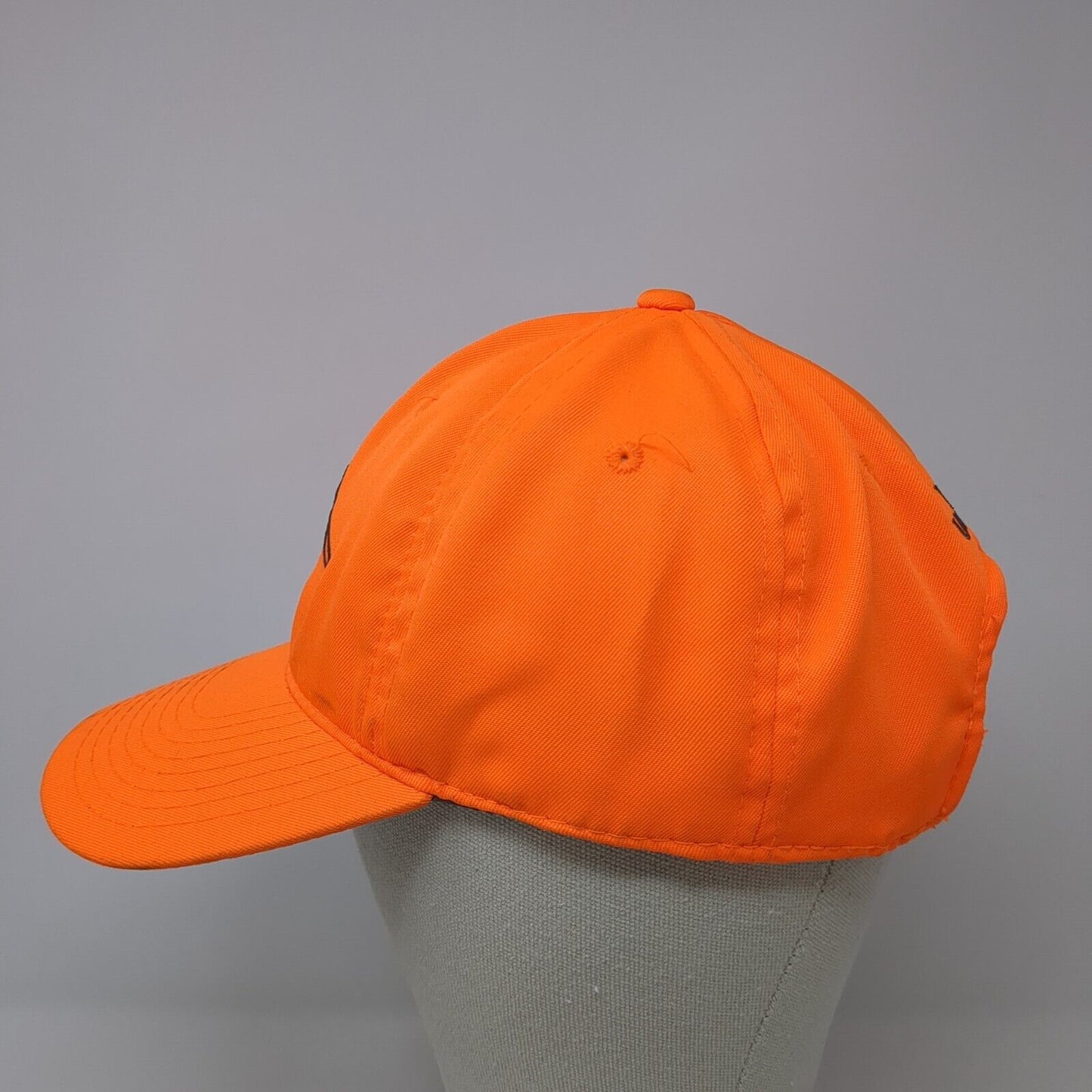 Ducks Unlimited Strapback Hat Orange One Size Adjustable Embroidered Outdoor Cap