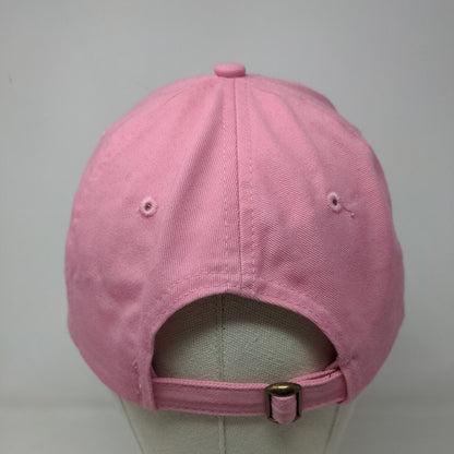 Lake Wawasee Women's Slideback Hat Pink 100% Cotton Embroidered Logo W/Tags