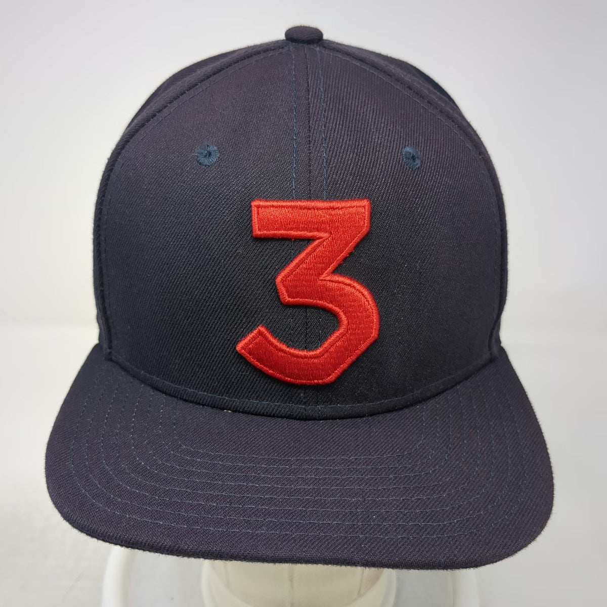 New Era Snapback Blue One Size Chance The Rapper 3 Hat Embroidered Logo 6 Panel