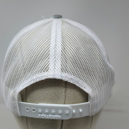 Richardson Trucker Hat Blue One Size American Construction Supply Demo Day Mesh