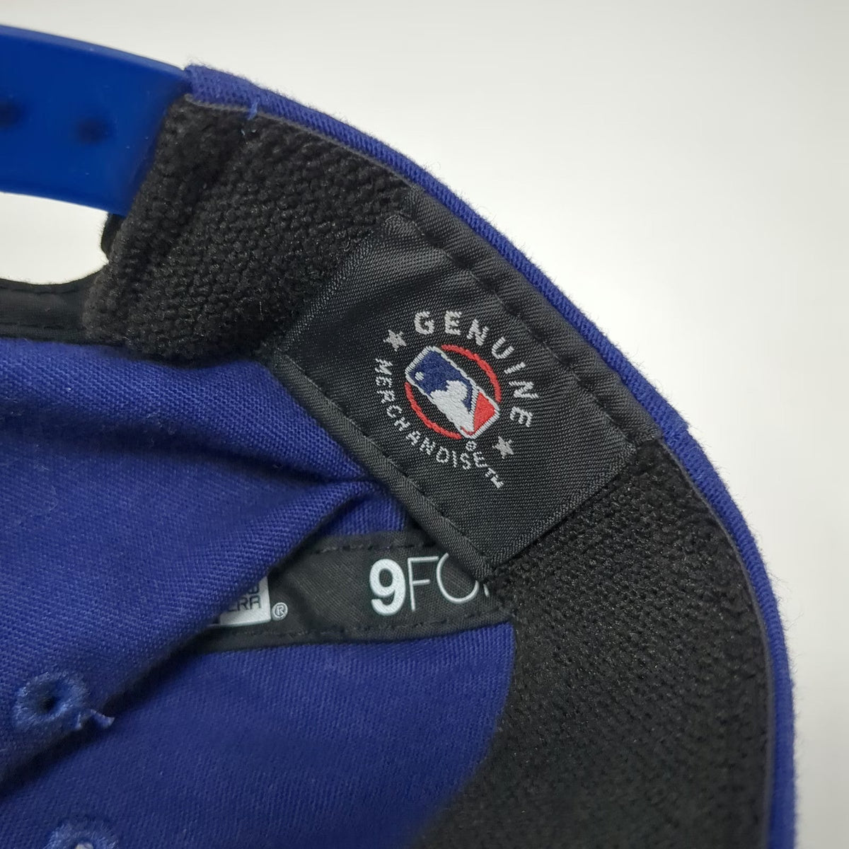 New Era MLB Los Angeles Dodgers Hat Snapback Blue One Size 9FORTY Curved Brim LA
