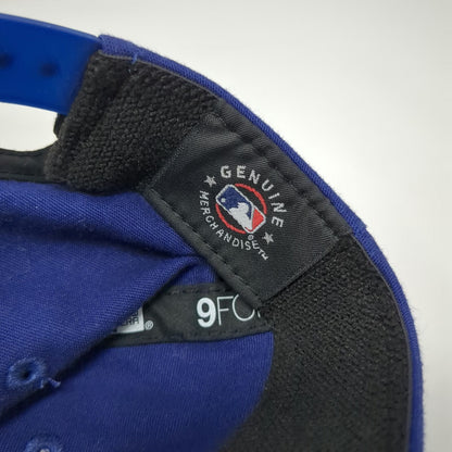 New Era MLB Los Angeles Dodgers Hat Snapback Blue One Size 9FORTY Curved Brim LA