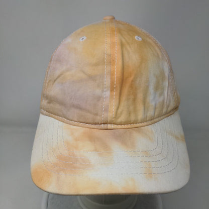 Unbranded Slideback Hat Multicolor OSFM Tie Dye Vent Holes 6 Panel Blank