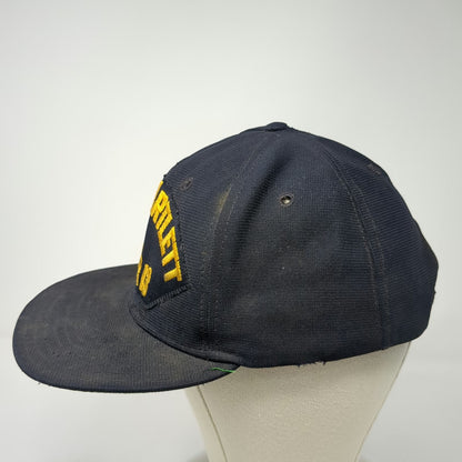 USNS Bartlett T-AGOR 13 Black One Size Trucker Hat Snapback Mesh Back Navy Ship