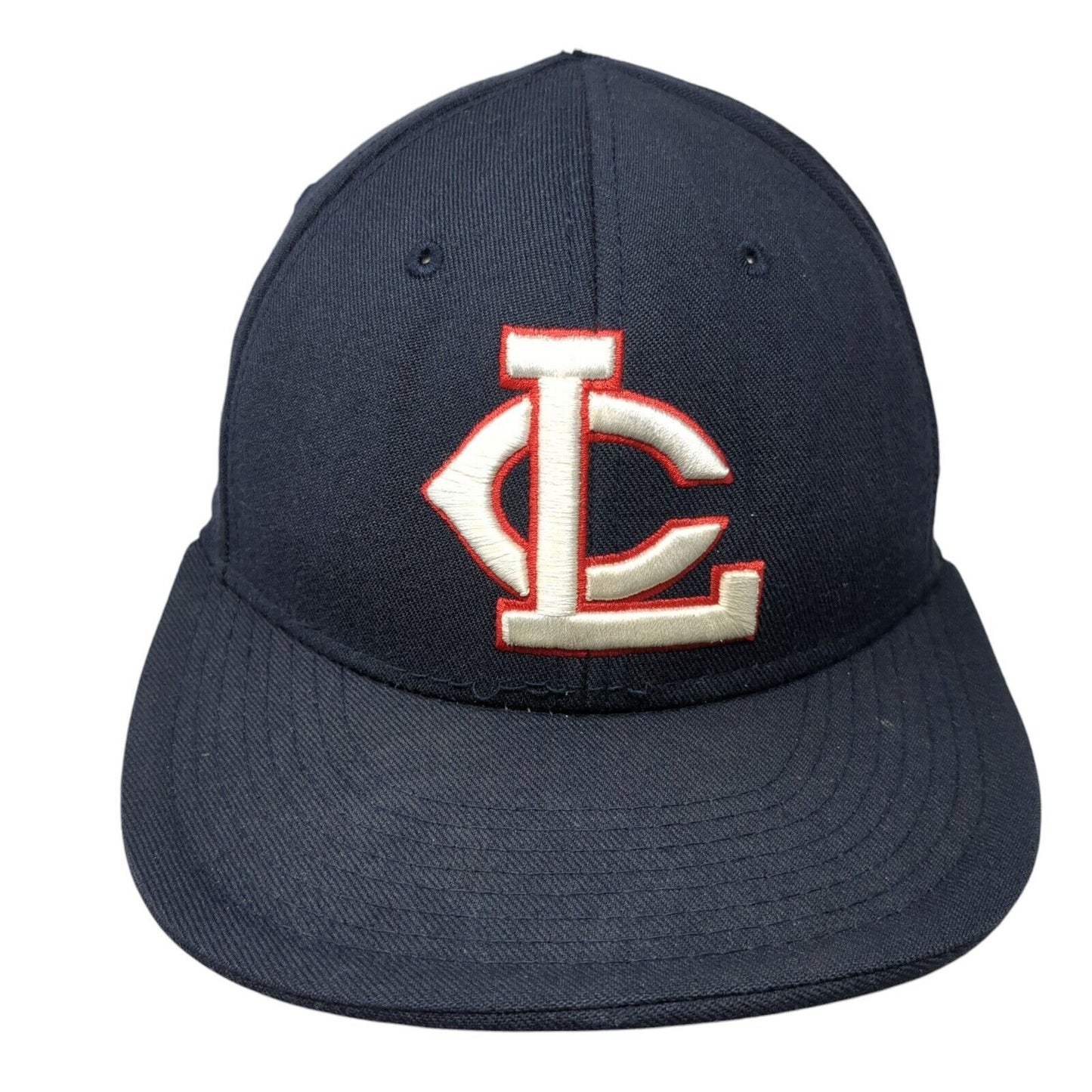 The Game Pro Fitted Hat Blue 7 Embroidered Logo PTX Outdoor 6 Panel