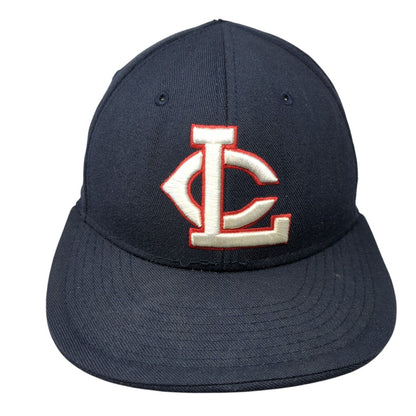 The Game Pro Fitted Hat Blue 7 Embroidered Logo PTX Outdoor 6 Panel