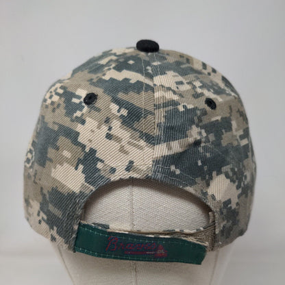 Promotional Adventures Men's Strapback Digital Camo Hat Mississippi Braves Logo