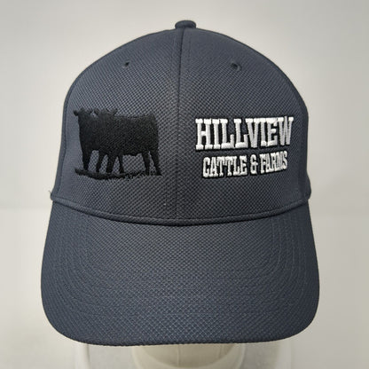 Hillview Cattle & Farms Snapback Hat Gray OS Adjustable Embroidered Sport-Tek