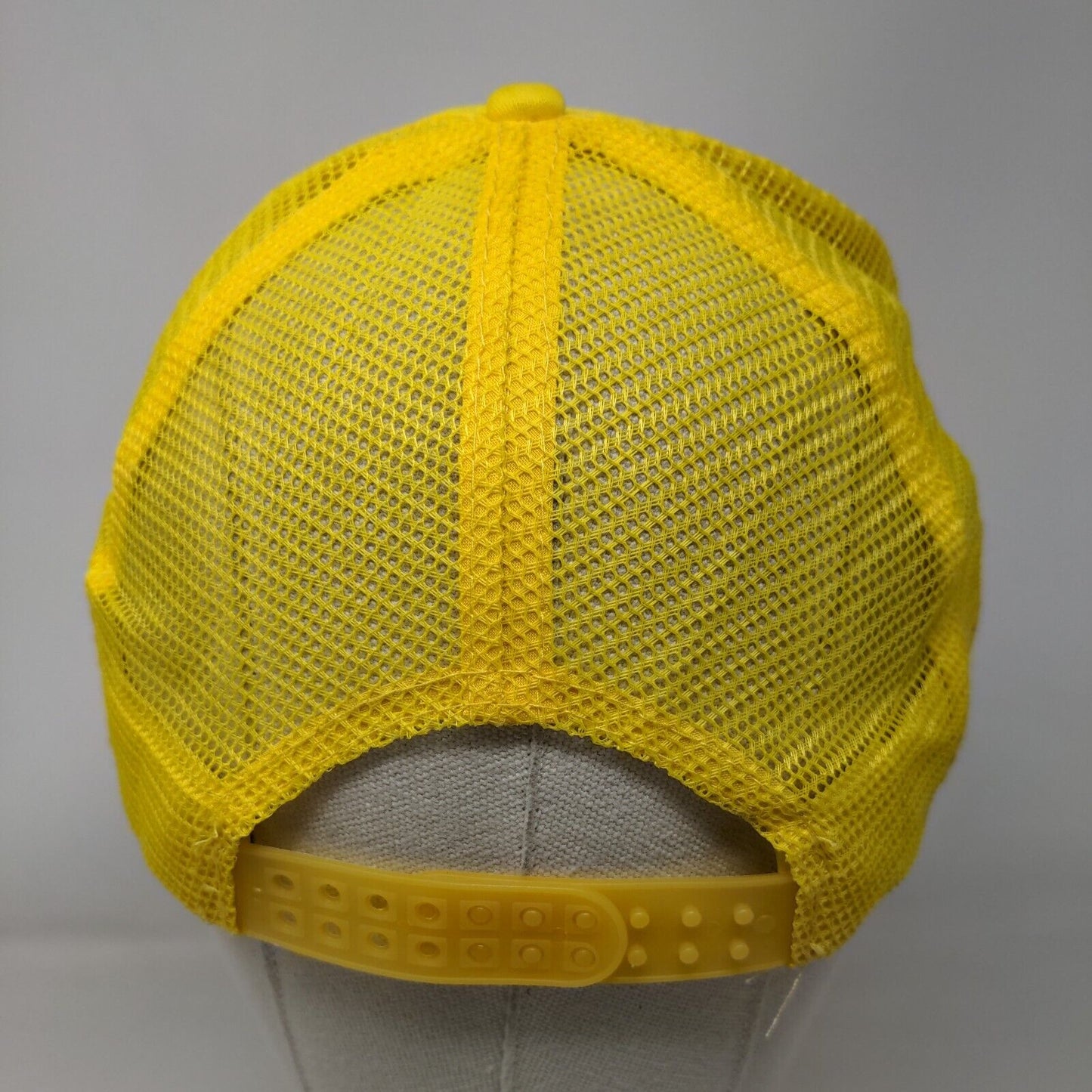 Afro Woman My Roots Snapback Mesh Back Trucker Hat Yellow One Size