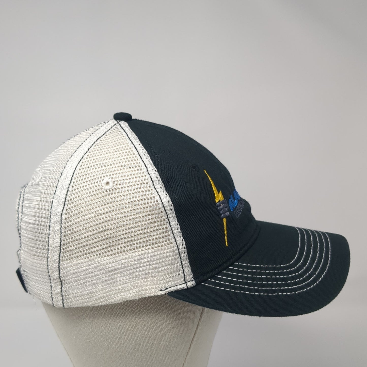 Alameda Electrical Distributions Trucker Hat Black One Size Adjustable District