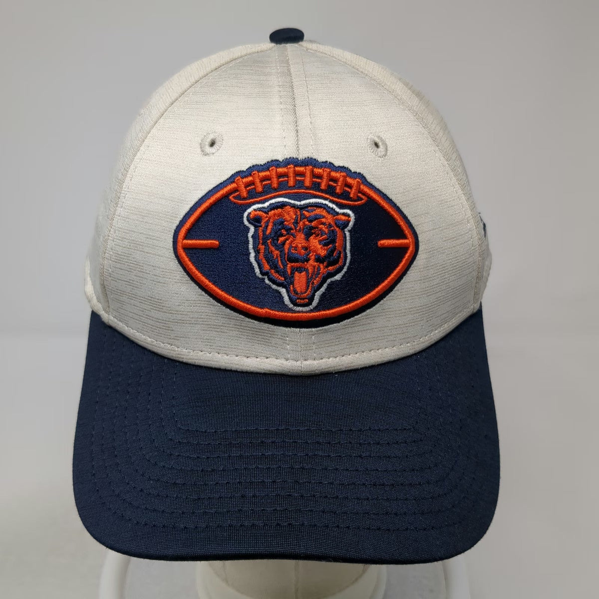 Chicago Bears NFL New Era Snapback Hat Gray Blue One Size 9FORTY Curved Brim