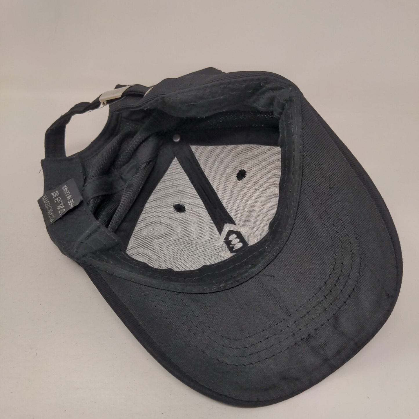 Cukur Slideback Hat Black One Size Embroidered Adjustable 6 Panel