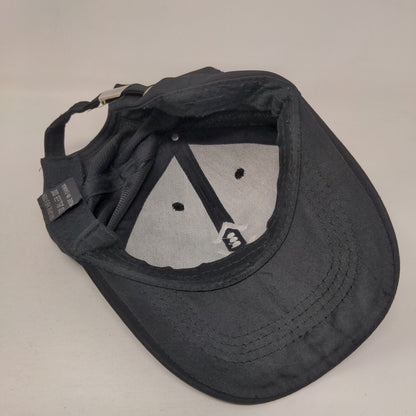 Cukur Slideback Hat Black One Size Embroidered Adjustable 6 Panel
