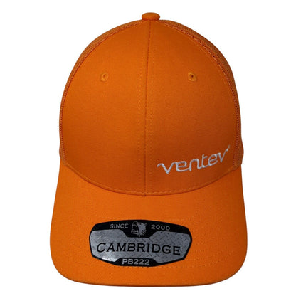Ventev 2000 Cambridge Snapback Trucker Hat Orange OS Adjustable Mesh Pit Bull