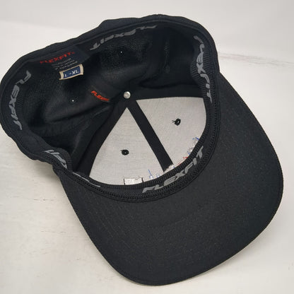 Flexfit Mobil 1 Baseball Cap Black XL Fitted Polyester Embroidered Logo Hat