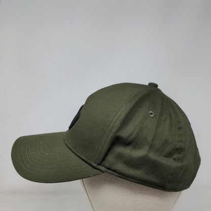 Muscle Nation Snapback Hat Green One Size Adjustable Embroidered Vented Holes