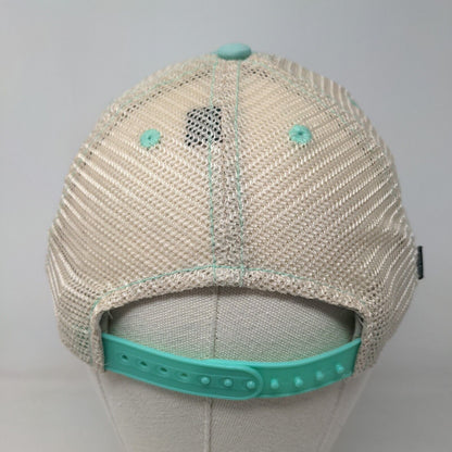 Legacy Women's Snapback Mesh Back Hat Blue Boca Grande Florida Embroidered