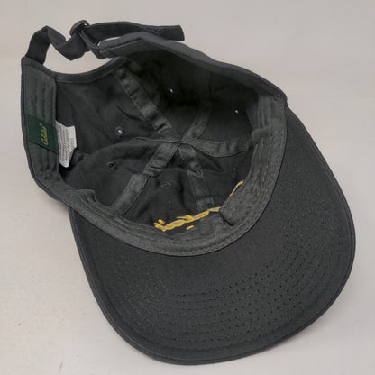 Cabela's Club Slideback Hat Gray OSFM Embroidered Adjustable Vented Holes