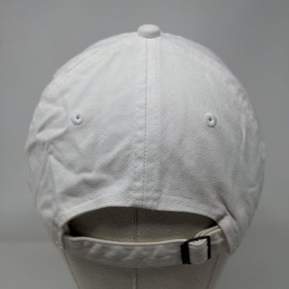 Nike Slideback Hat White OSFM Adjustable Embroidered 6 Panel Heritage86