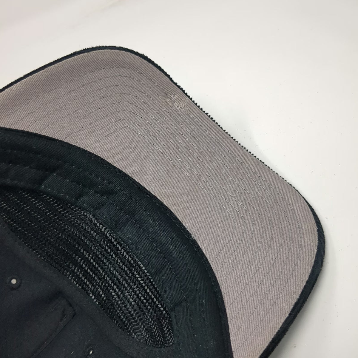American Needle Miller High Life 5 Panel Black Hat One Size Corduroy Snapback