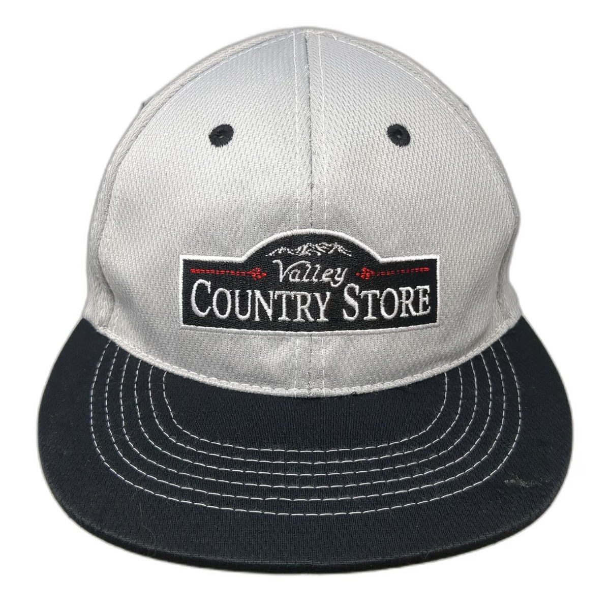 Valley Country Store Mountain Logo Gray XL Baseball Cap Fitted Polyester Hat