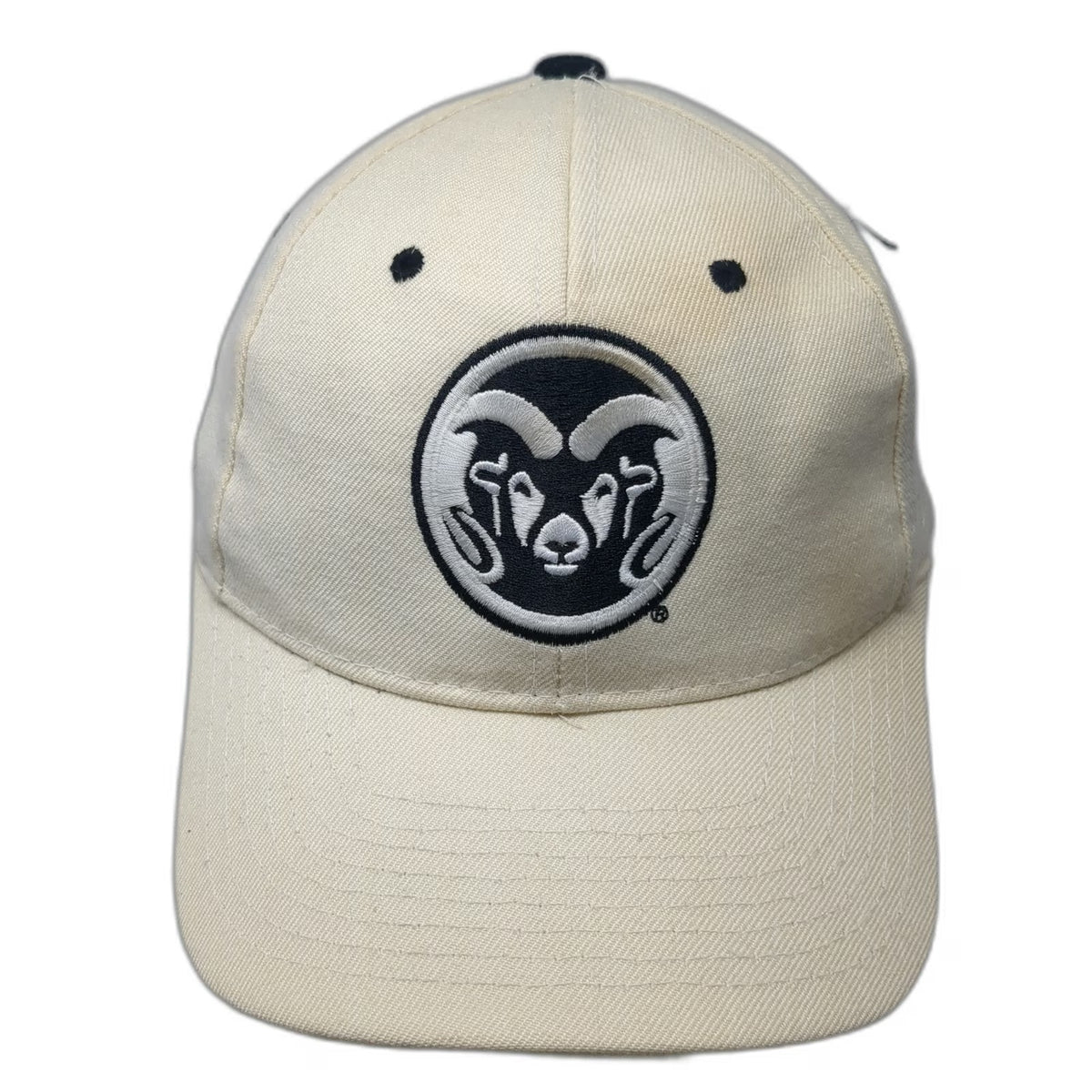 Colorado State Rams NCAA Zephyr Snapback Hat Beige One Size Wool Blend Ram Logo