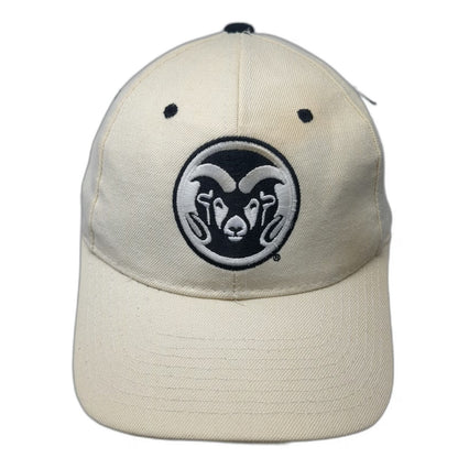 Colorado State Rams NCAA Zephyr Snapback Hat Beige One Size Wool Blend Ram Logo