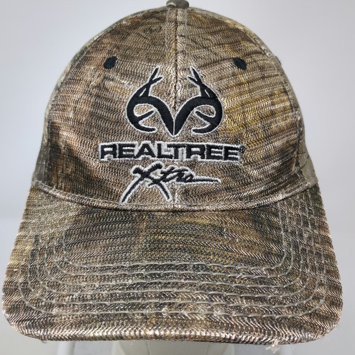 Signatures Baseball Cap Brown XL Realtree Xtra Camo Embroidered Stretch Fit Hat