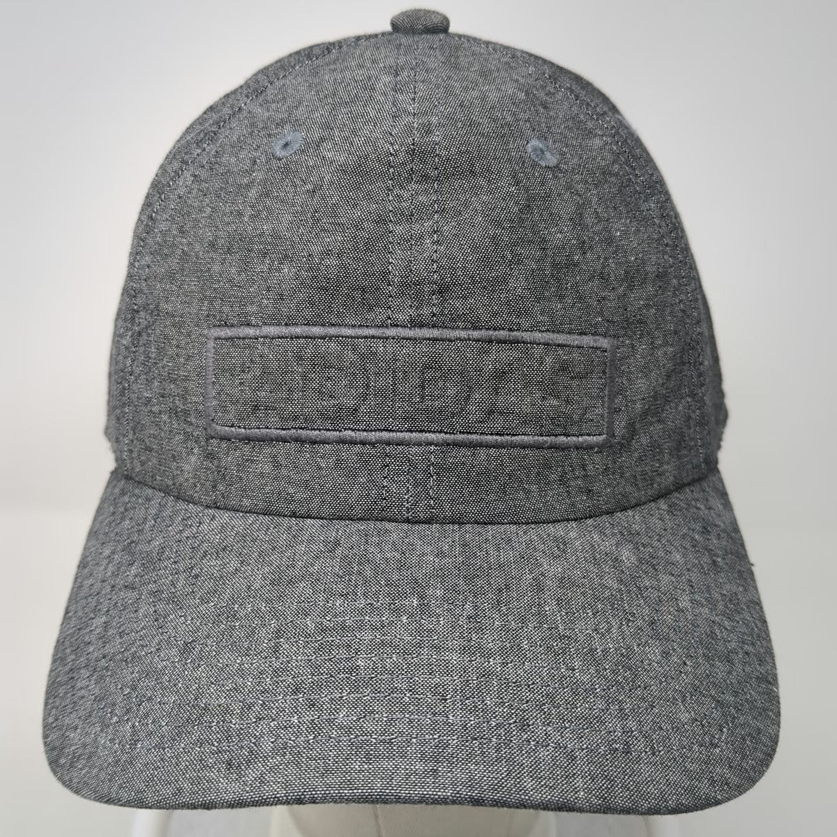 Adidas Baseball Cap Gray One Size Cotton Slideback Tonal Logo Climalite Hat