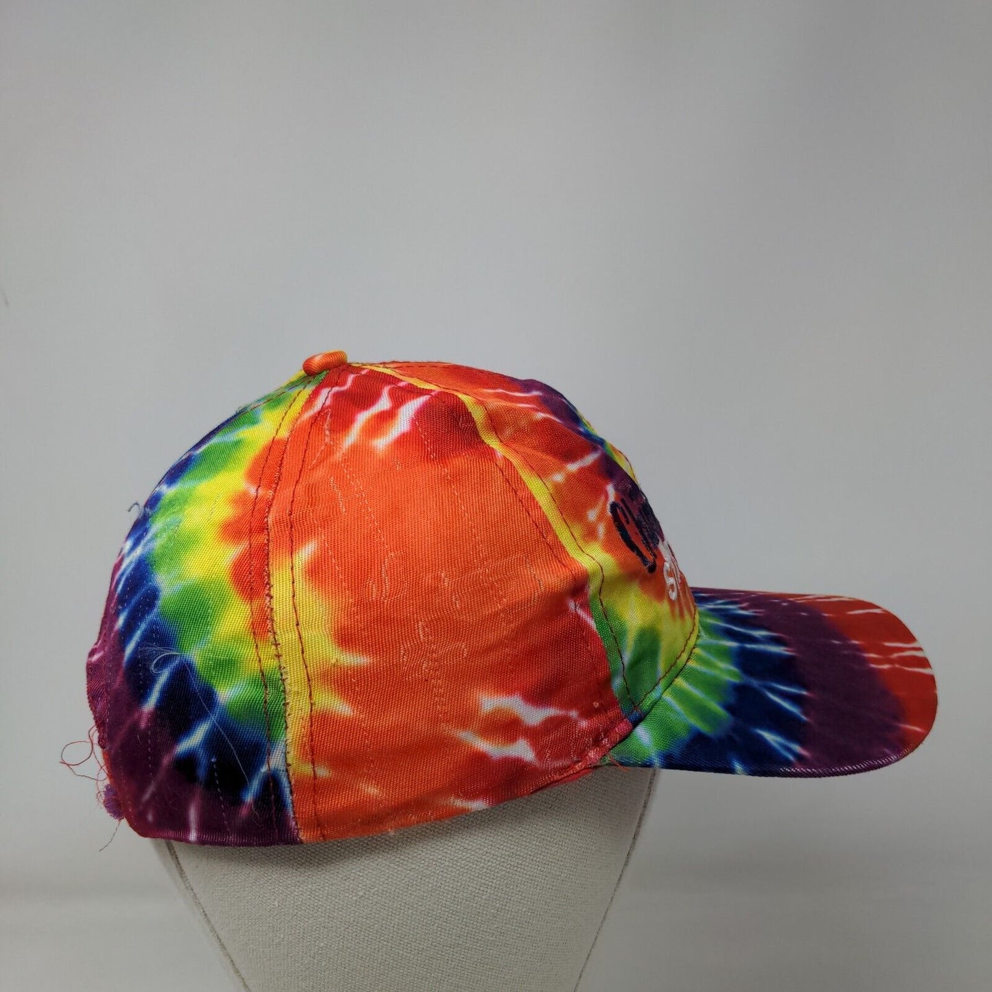 Chimney Rock State Park Strapback Hat Multicolor OSFM Tie Dye 6 Panel