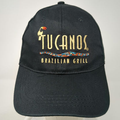 Tucanos Brazilian Grill Hat Black One Size Baseball Cap Slideback Logo Graphic